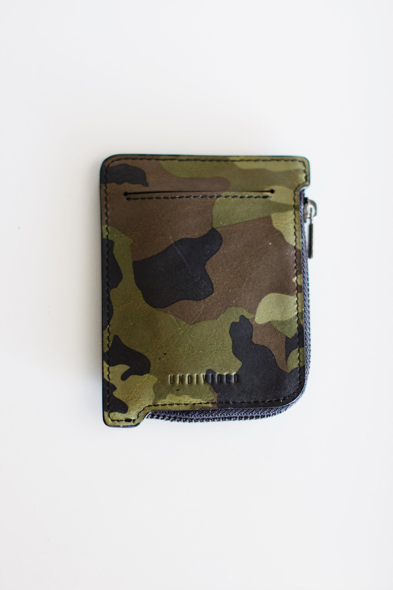 New Army Camouflage Mini Men's Leather Wallet With Coin Pocket